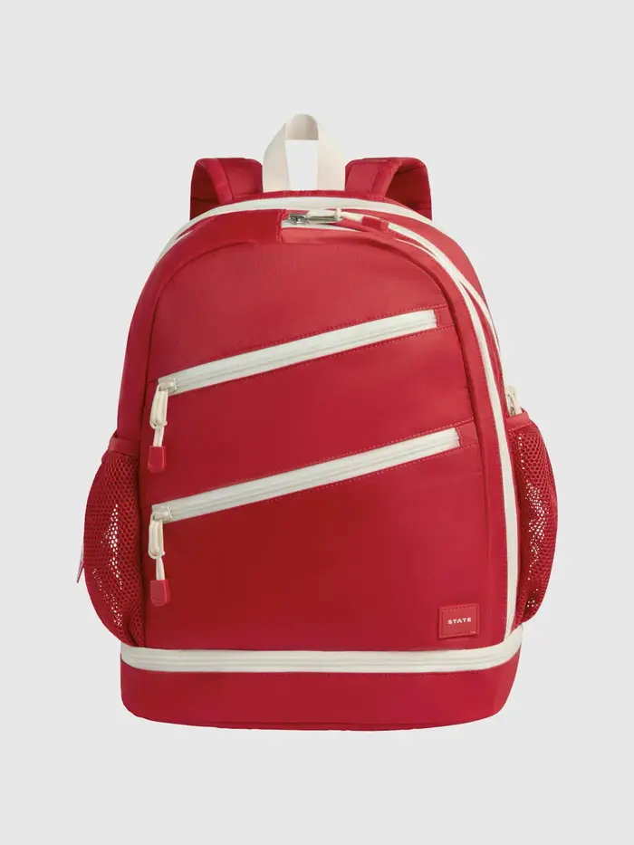 STATE Lenox Tennis Backpack - Red