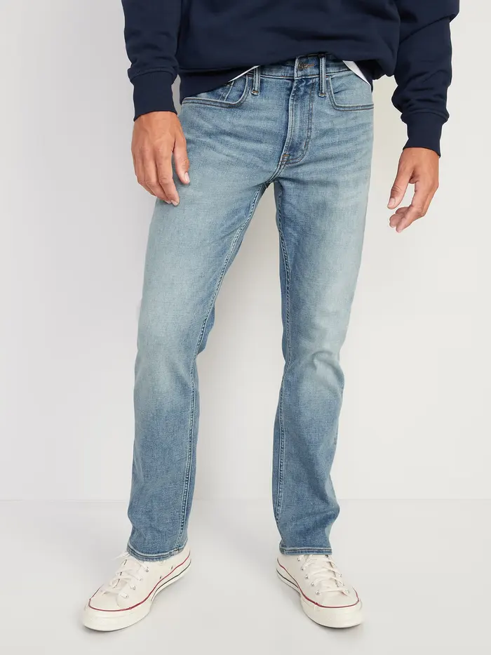 Straight 360° Tech Stretch Performance Jeans - Light Vintage
