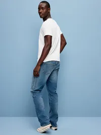 Straight 360° Tech Stretch Performance Jeans - Medium Tint — view 3