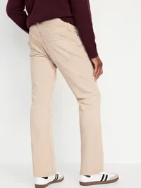 Straight Built-In Flex Jeans - Tan — view 2