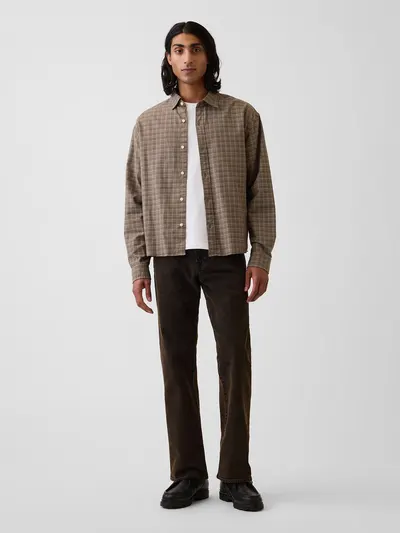 Straight Jeans - Brown