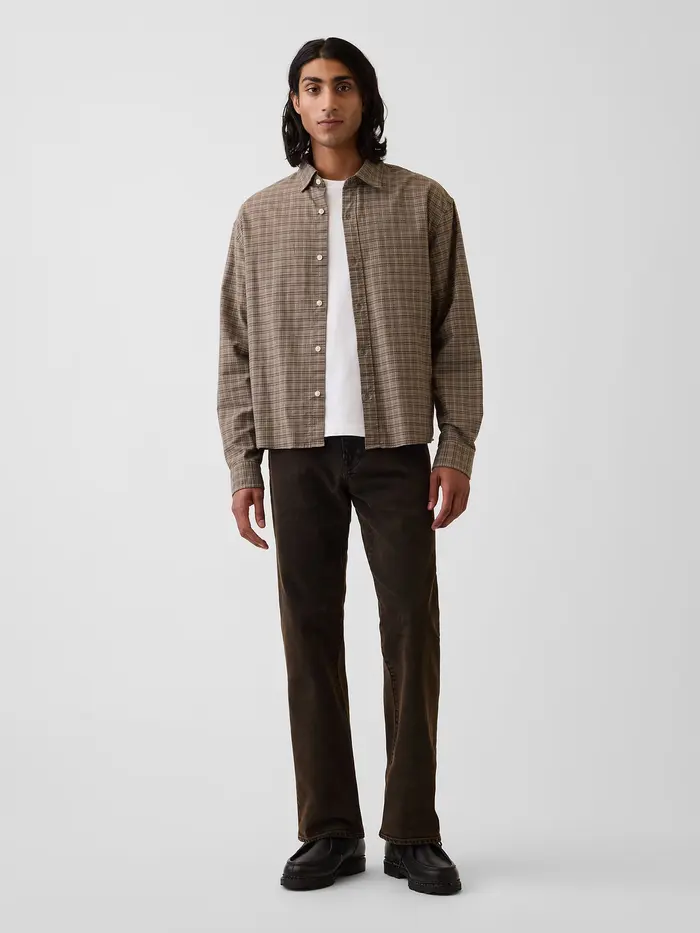 Straight Jeans - Brown