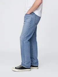 Straight Jeans - Light wash — view 3
