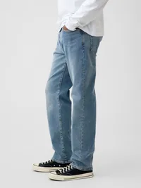 Straight Jeans - New medium wash — view 3
