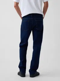 Straight Jeans - Worn dark — view 4
