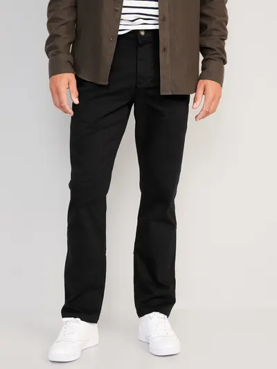 Straight Rotation Chino Pants - Black Jack