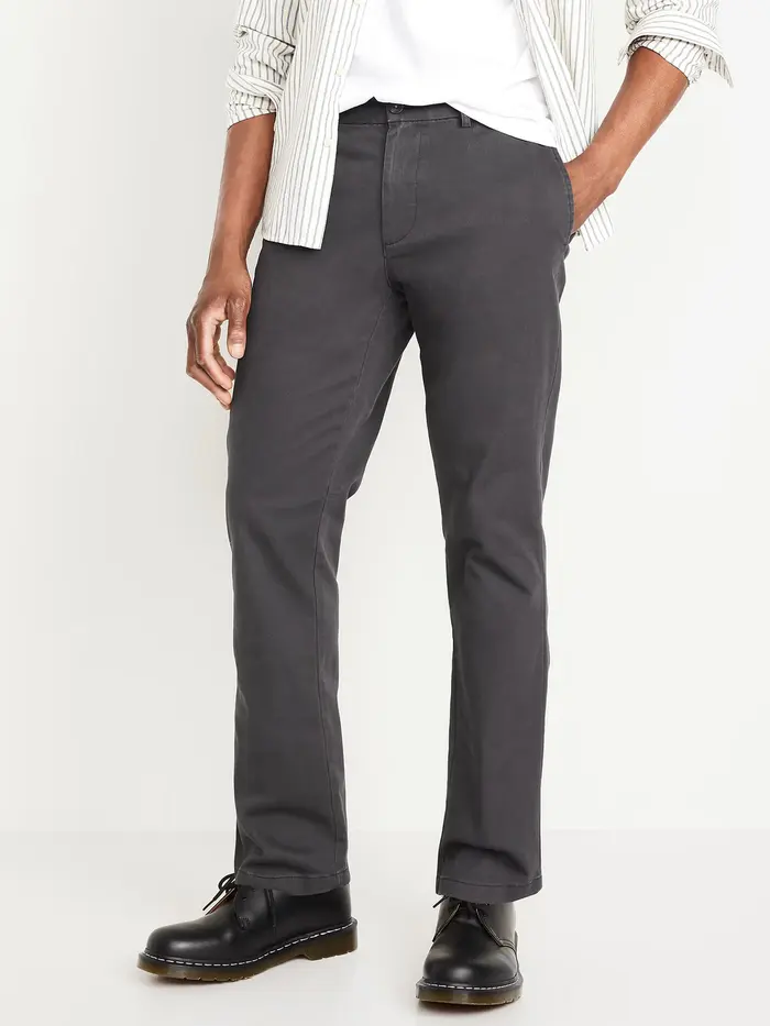 Straight Rotation Chino Pants - Dark Gray