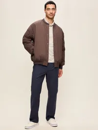 Straight Tech Hybrid Pants - Classic Navy — view 2