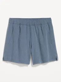 StretchTech Workout Shorts -- 5-inch inseam - Wintry Waters — view 4