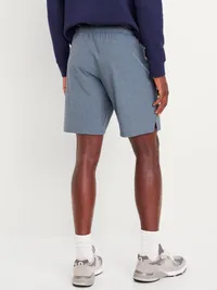 StretchTech Workout Shorts -- 9-inch inseam - Wintry Waters — view 2