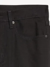 Structured Straight Non-Stretch Jean - Black Rinse — view 5