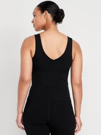 StudioSmooth Longline Top - Black Jack — view 5