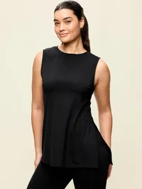 StudioSmooth Tunic Tank - Black Jack — view 5