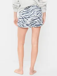 Sunday Sleep Knit Jersey Short - Zebra — view 2