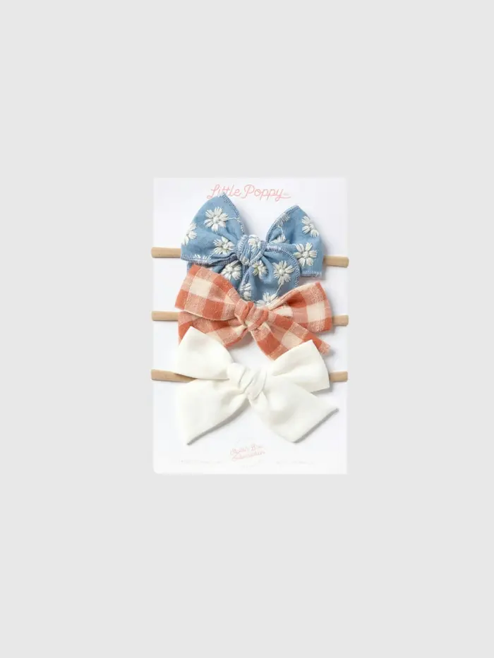The Aria Headband Bow Set - Multi