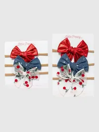 The Cherry Headband Bow Set - Multi — view 2