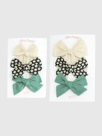 The Kayla Bow Clip Set - Multi — view 2