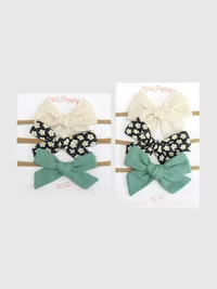 The Kayla Headband Bow Set - Multi — view 2