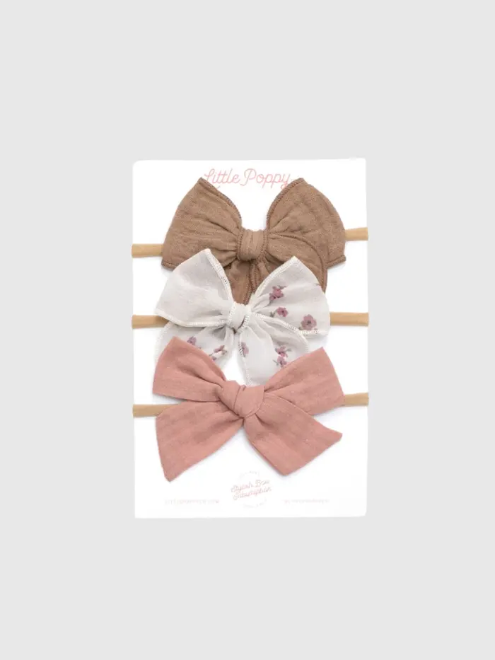 The Monet Headband Bow Set - Multi
