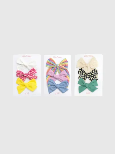 The Nora Bow Clip Bundle - Multi