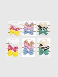 The Nora Headband Bow Bundle - Multi — view 2
