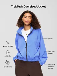 TrekTech Oversized Jacket - Cloisonne — view 5