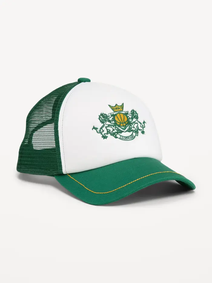 Trucker Hat for Boys - Green Combo