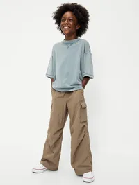 Ultra Baggy Pull-On Cargo Pants for Boys - Brown — view 3