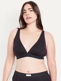 Ultra-Ribbed Bralette - Black Jack — view 4