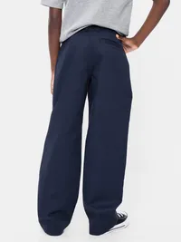 Uniform Baggy Pants for Boys - Navy Blue — view 2