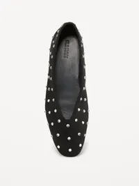V-Cut Ballet Flats - Crystal — view 2