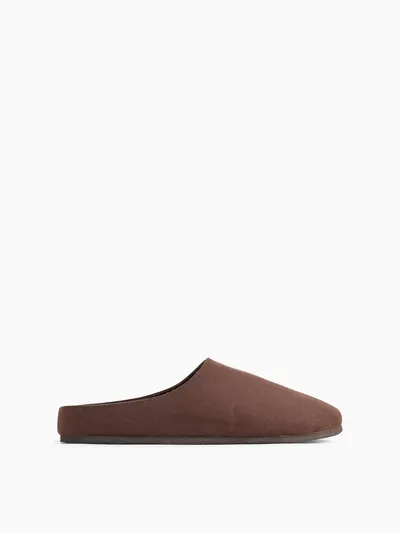 Vegan Suede Clogs - Terra brown