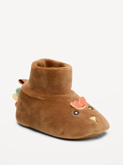 Velour Turkey Slippers for Baby - Turkey
