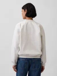 VintageSoft Raglan Sweatshirt - Pale heather grey — view 2