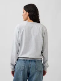 VintageSoft Terry Raglan Sweatshirt - Heather grey — view 3