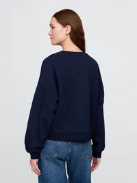 VintageSoft Wedge Crew Sweatshirt - Navy blue — view 2