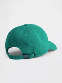 Washed Logo Baseball Hat - Baize green — view 3