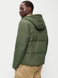 Water-Resistant Puffer Jacket - Heritage Green — view 2