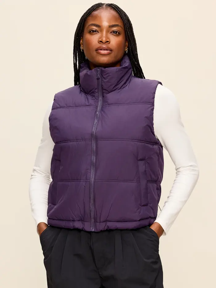 Water-Resistant Puffer Vest - Nebula