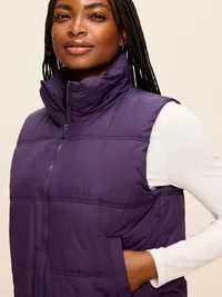 Water-Resistant Puffer Vest - Nebula — view 4