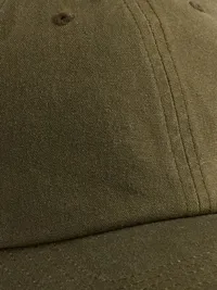 Waxed Canvas Baseball Hat - OLIVE — view 2