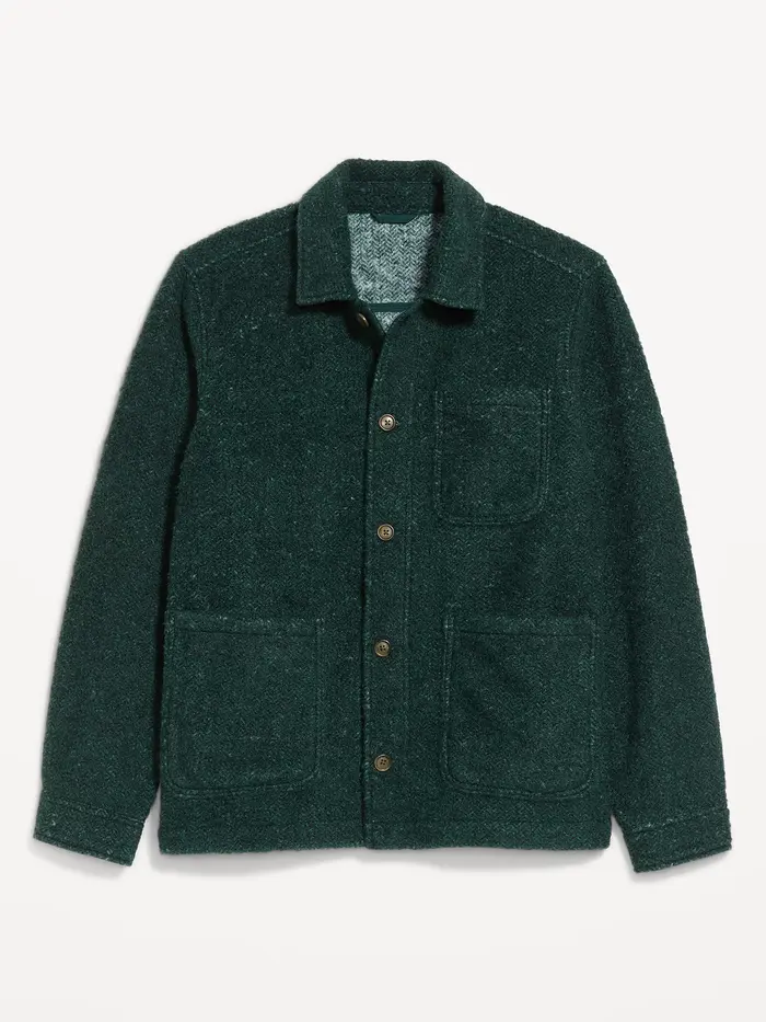 Wool-Blend Chore Jacket - Capri Isle