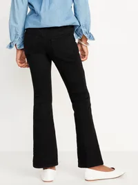 Wow Boot-Cut Pull-On Jeans for Girl - Black Rinse — view 2