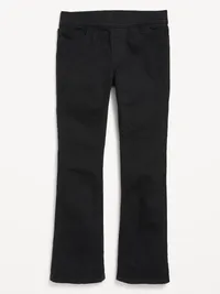 Wow Boot-Cut Pull-On Jeans for Girl - Black Rinse — view 4