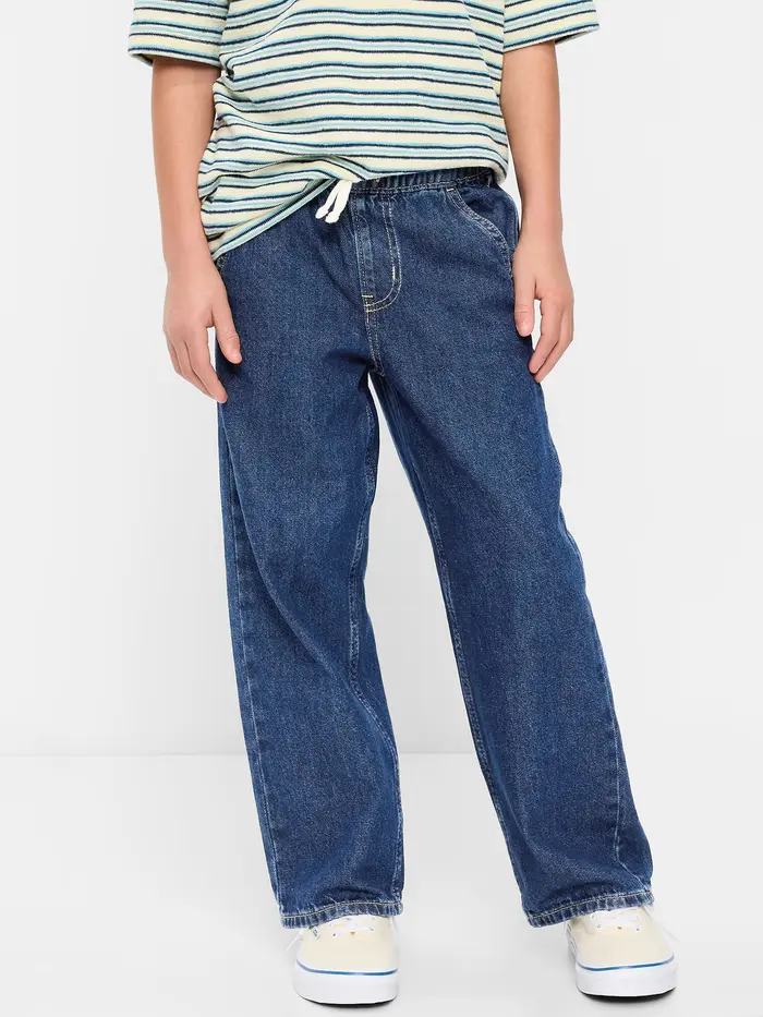 Wow Pull-On Baggy Jeans for Boys - Coastal