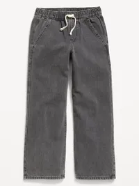 Wow Pull-On Baggy Jeans for Boys - Washed Black — view 4