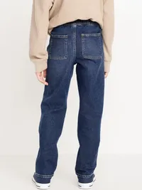Wow Pull-On Straight Leg Jeans for Boys - Dark Wash — view 2