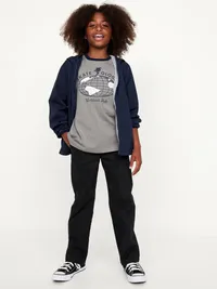 WOW Straight Leg Pull On Pants for Boys - Black Jack — view 3