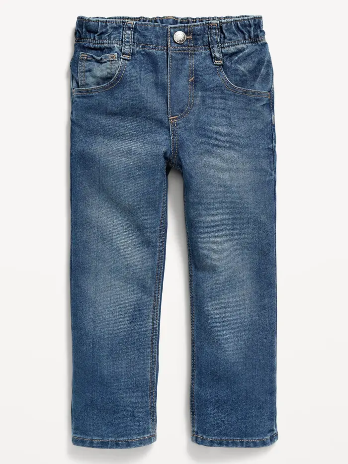 Wow Straight Pull-On Jeans for Toddler Boys - Medium Wash